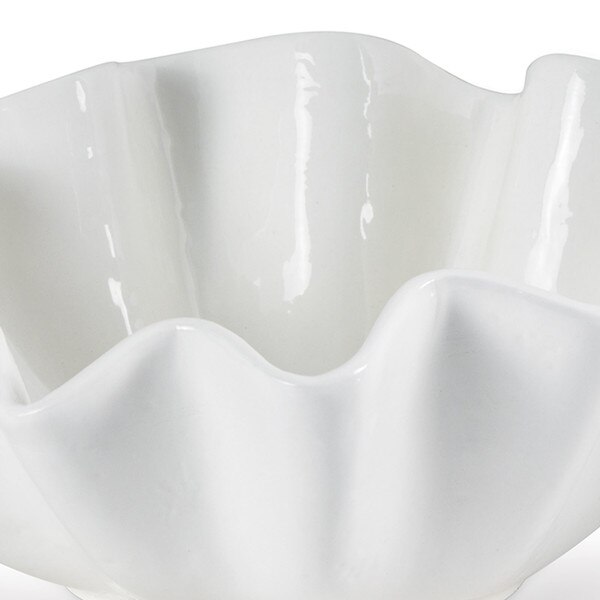 Ruffle Ceramic Bowl Medium